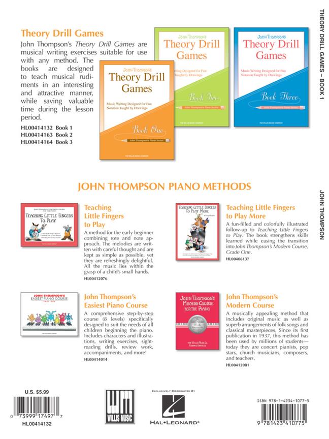 John Thompson: Theory Drill Games Set 1