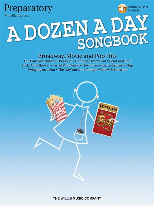 A Dozen A Day Songbook: Piano - Prepatory Book