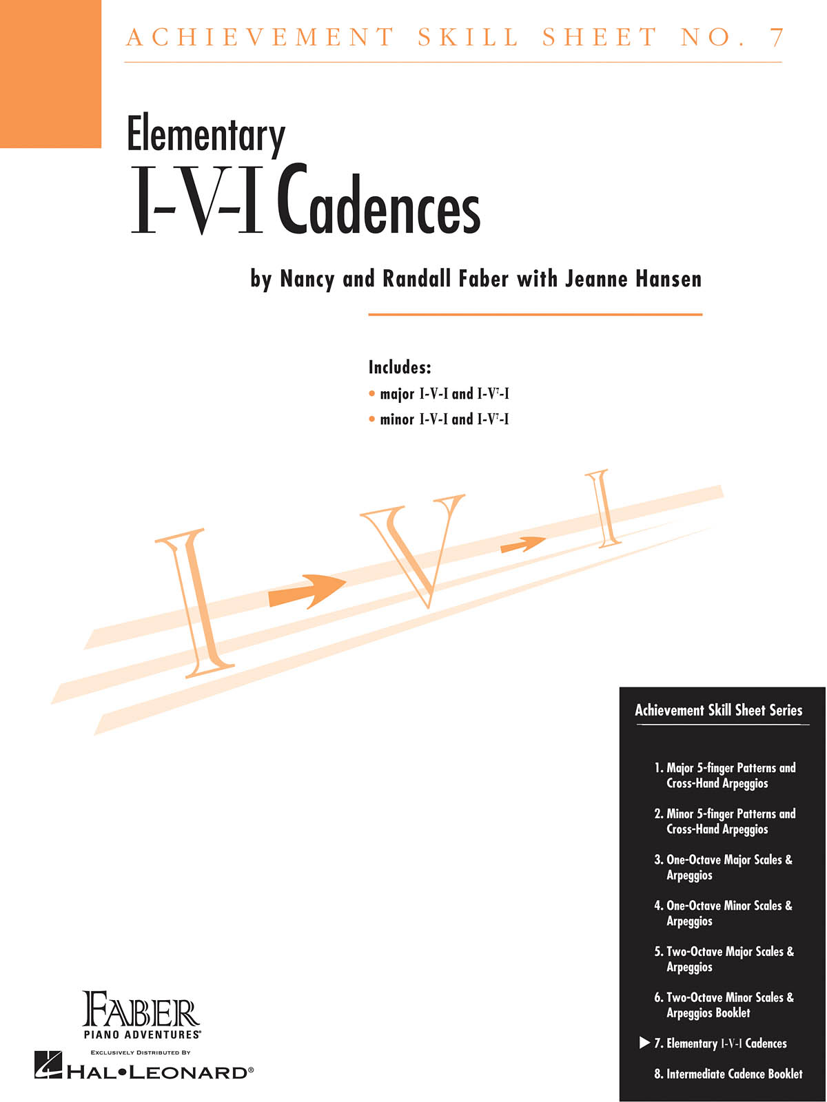 Achievement Skill Sheet No. 7: I-V-I Cadences