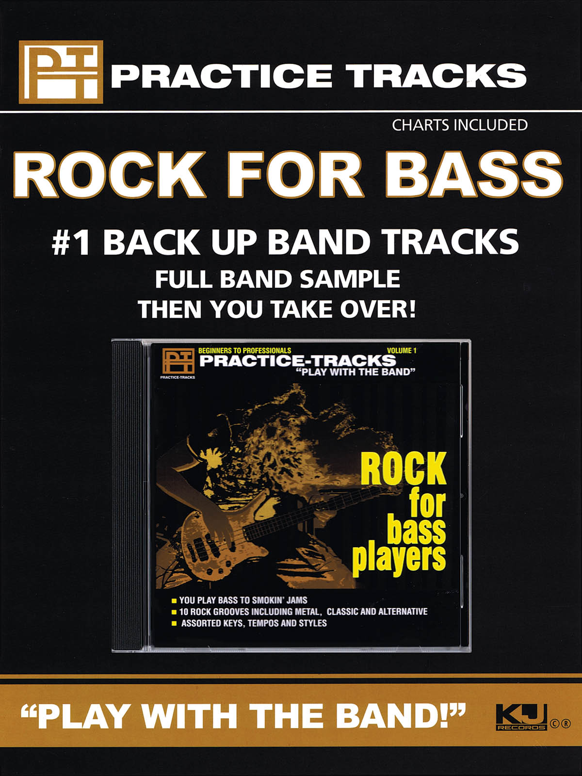 Practice Tracks Play With The Band Rock For Bass