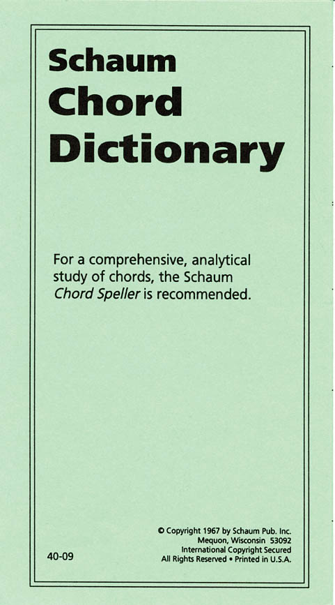 Chord Dictionary