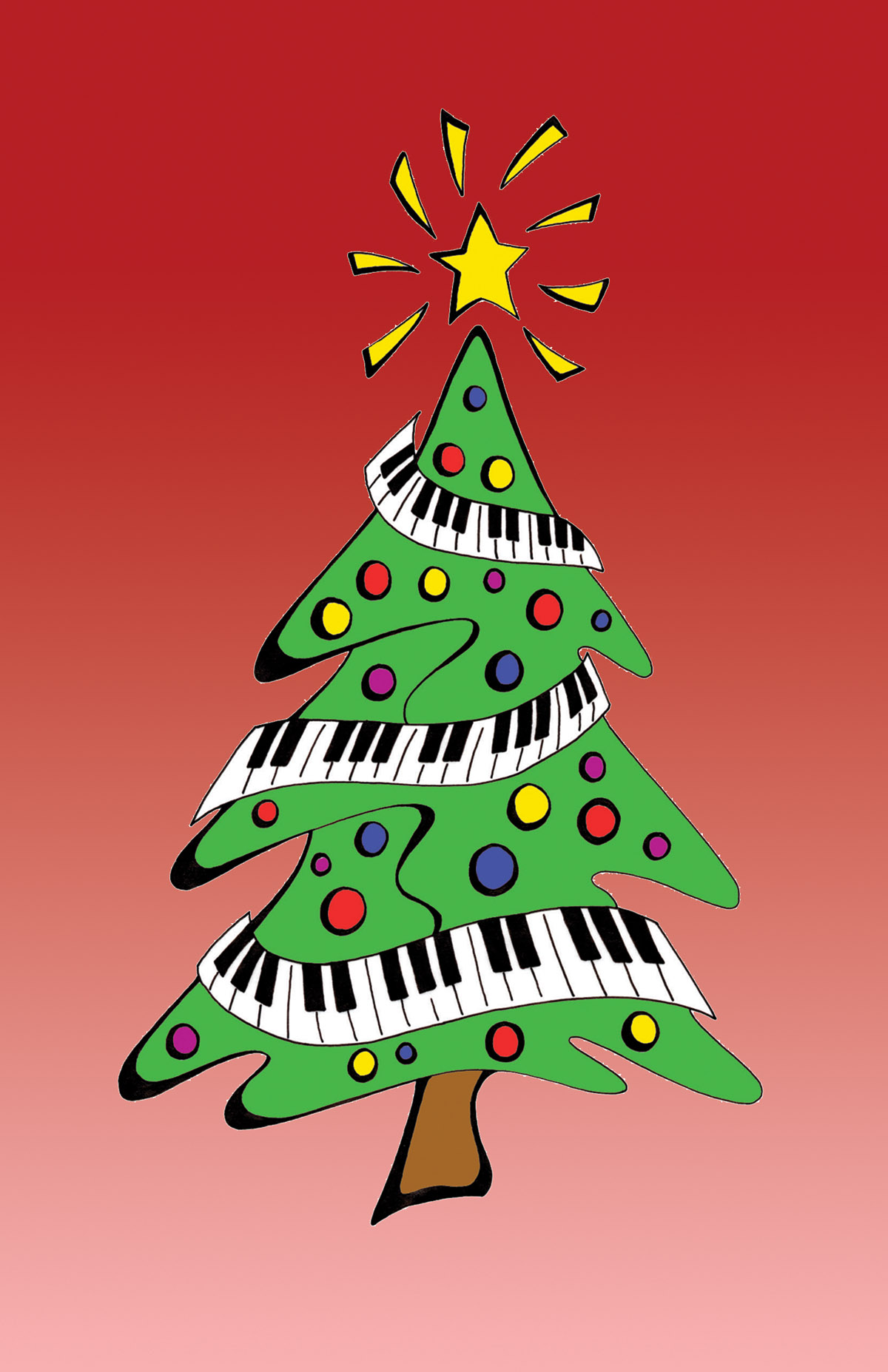 Recital Program #38 - Keyboard Christmas Tree