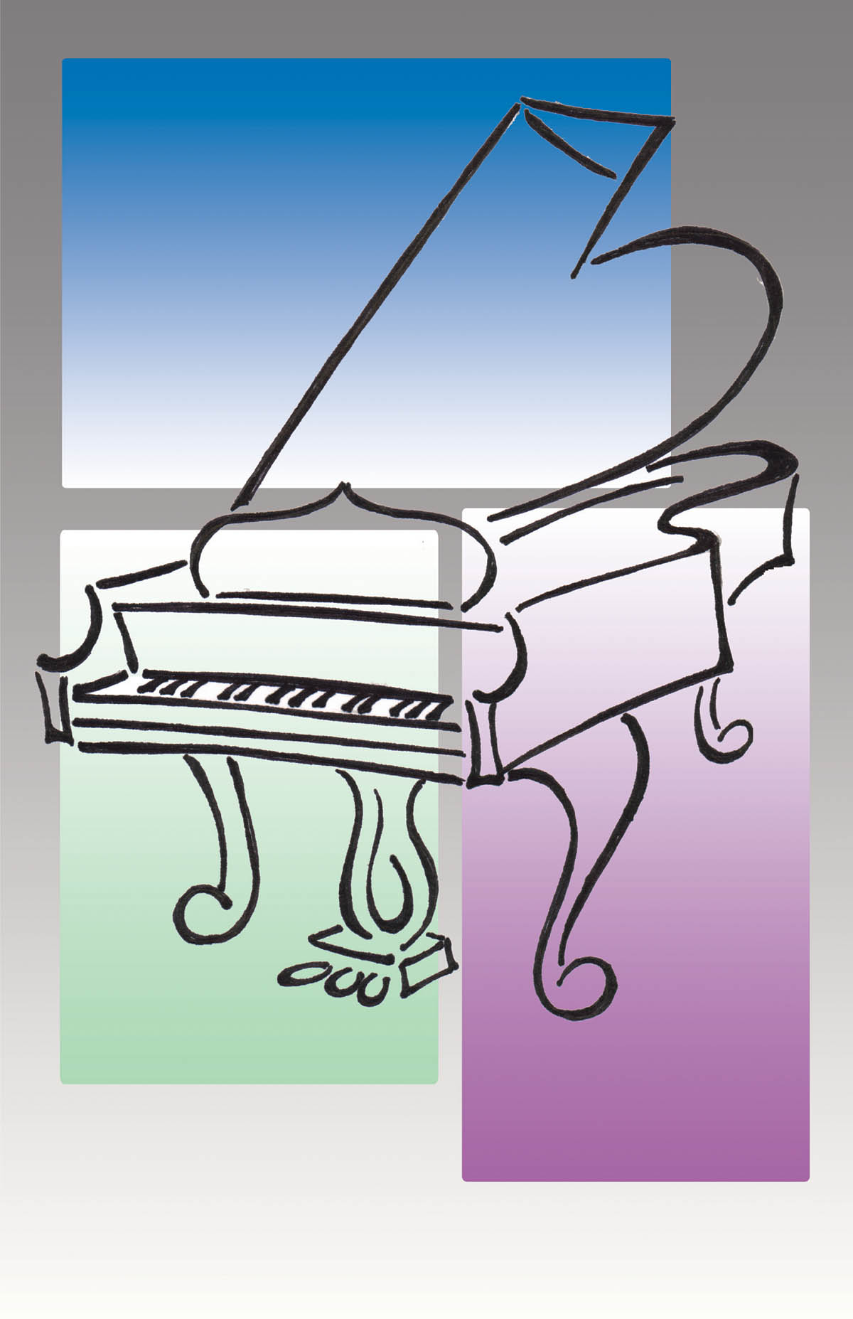 Recital Program #72 - Color Block Piano