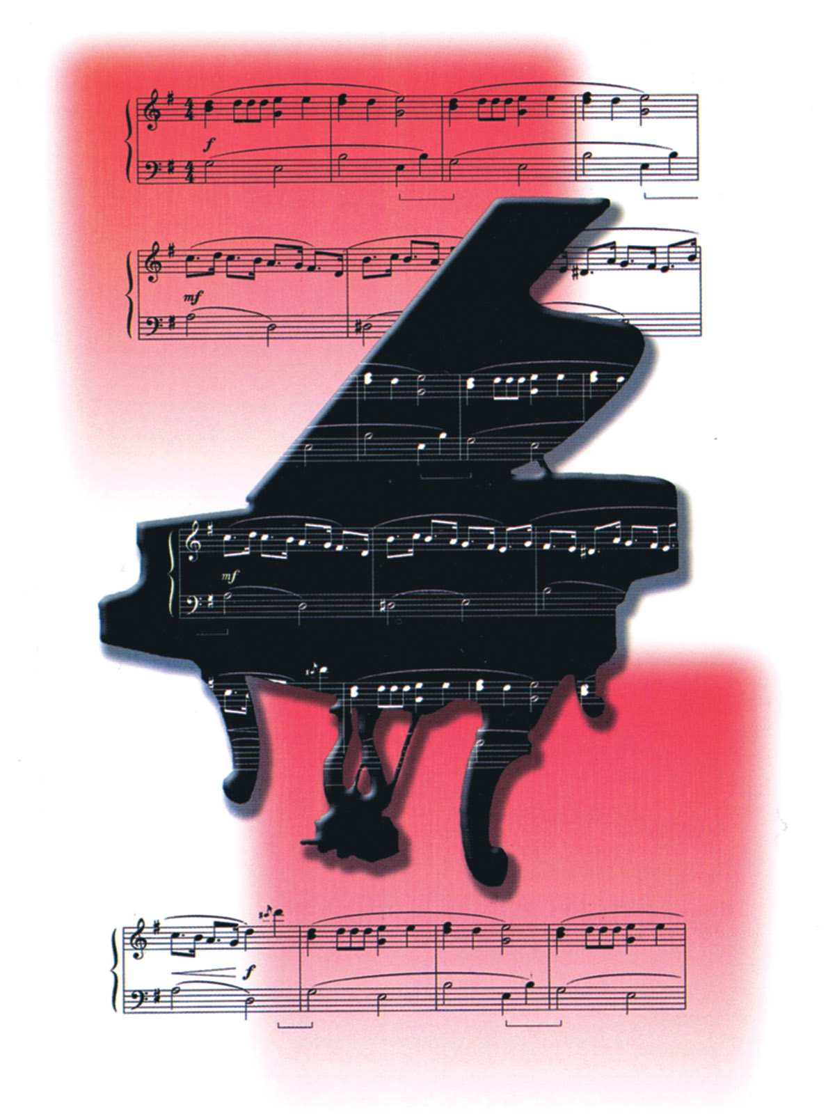 Piano & Music Card