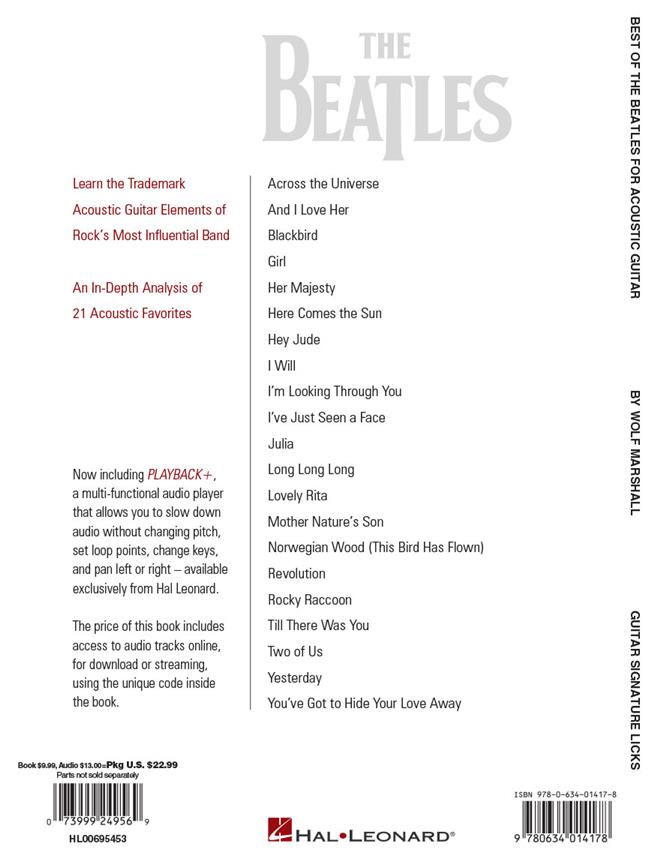 Best of The Beatles For Acoustic Guitar