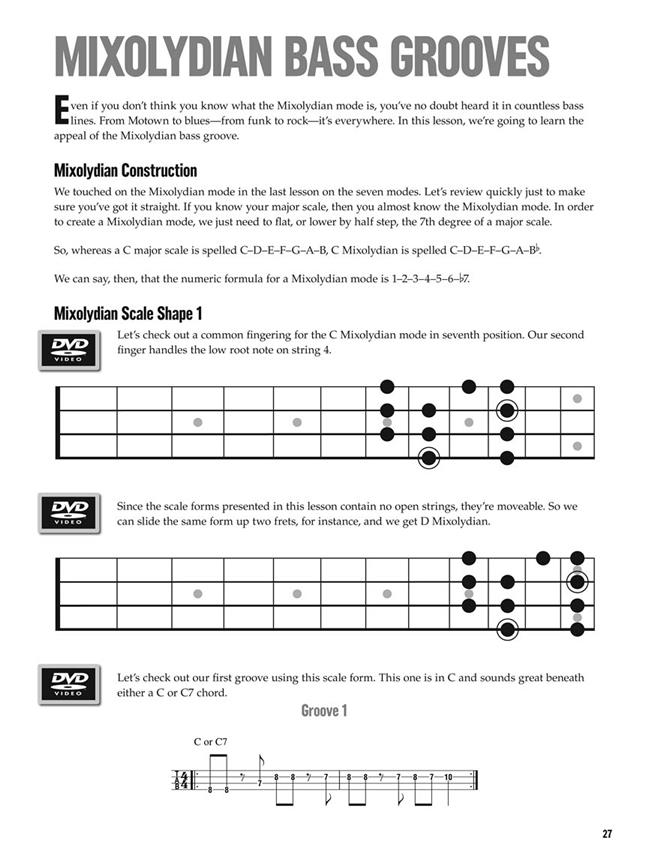 At A Glance - Scales & Modes for Bass