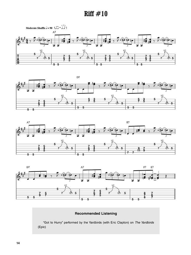12-Bar Blues Riffs (Book And CD)