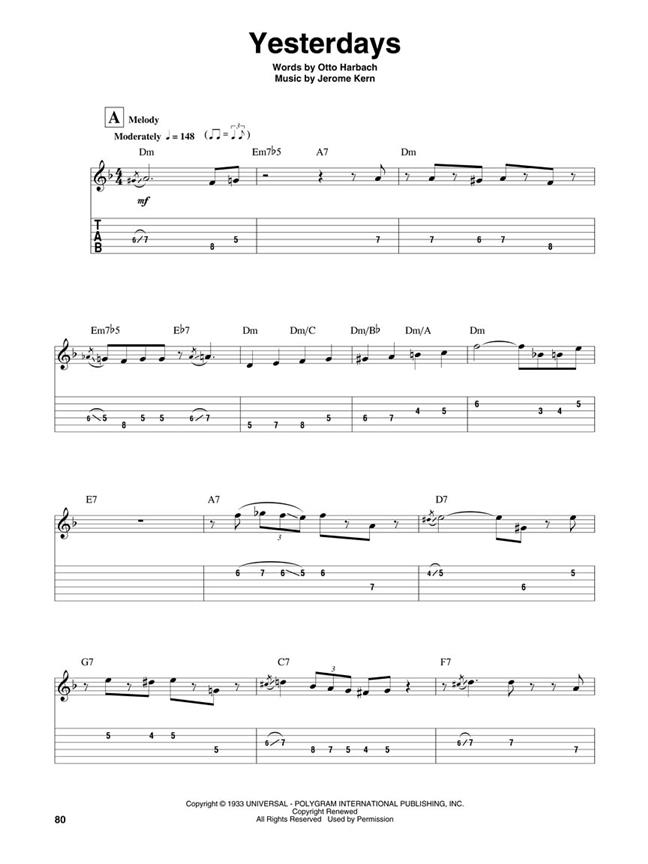 Guitar Play-Along Volume 44: Jazz Greats