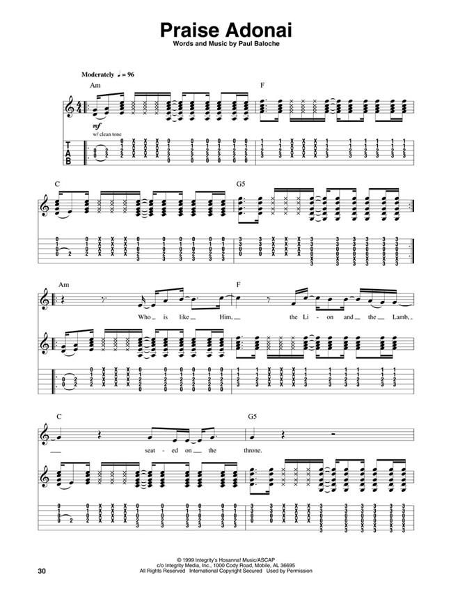 Paul Baloche(Guitar Play-Along Volume 74)