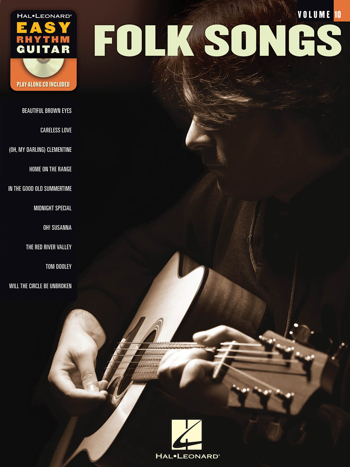 Easy Rhythm Guitar Series Volume 10: Folk Songs