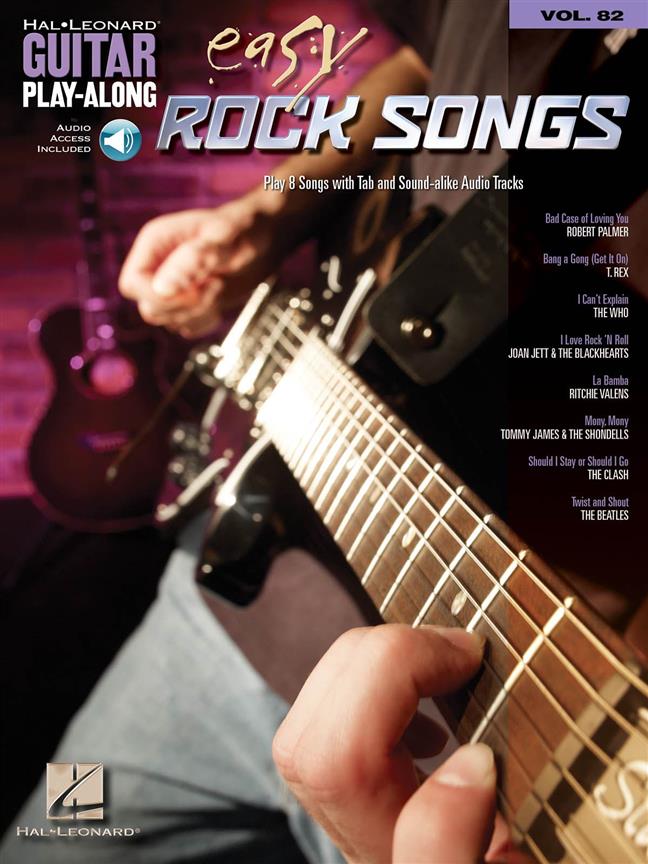 Guitar Play-Along Volume 82: Easy Rock Songs