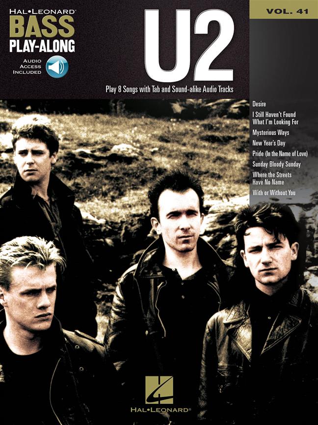 Bass Play Along Volume 41: U2