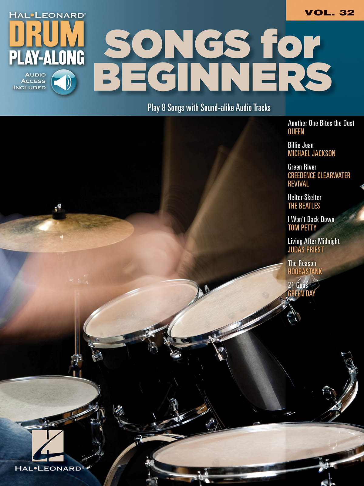 Drum Play-Along Volume 32: Songs for Beginners