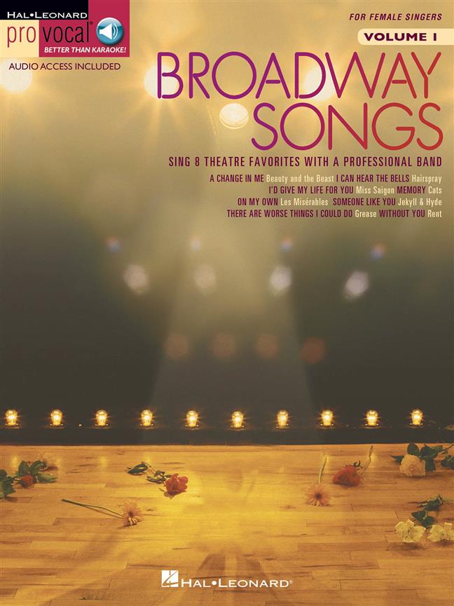 Pro Vocal Women's Edition Volume 1: Broadway Songs