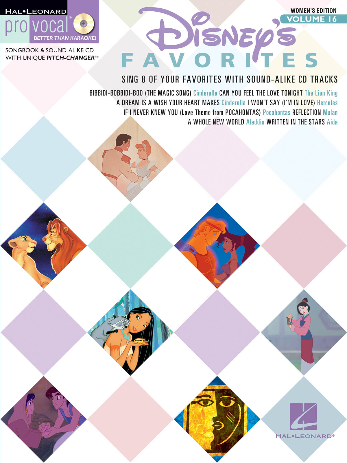 Pro Vocal Women's Edition Volume 16: Disney Favorites