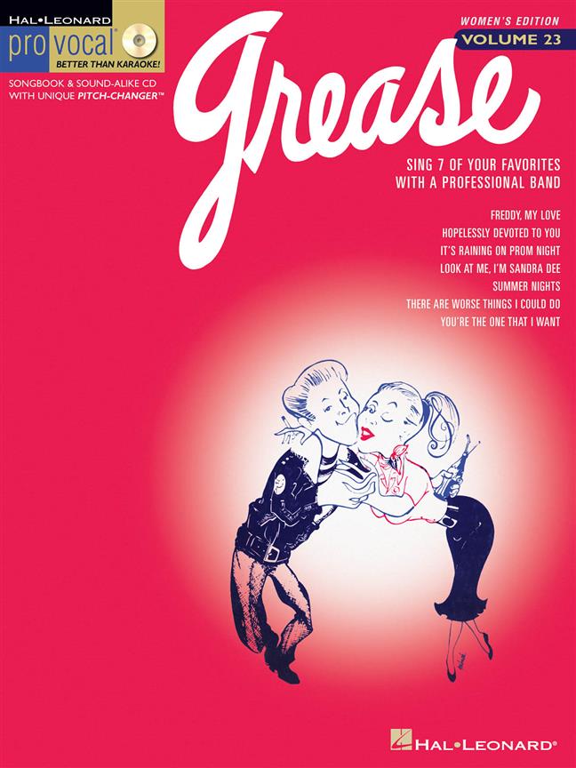 Pro Vocal Women's Edition Volume 23: Grease