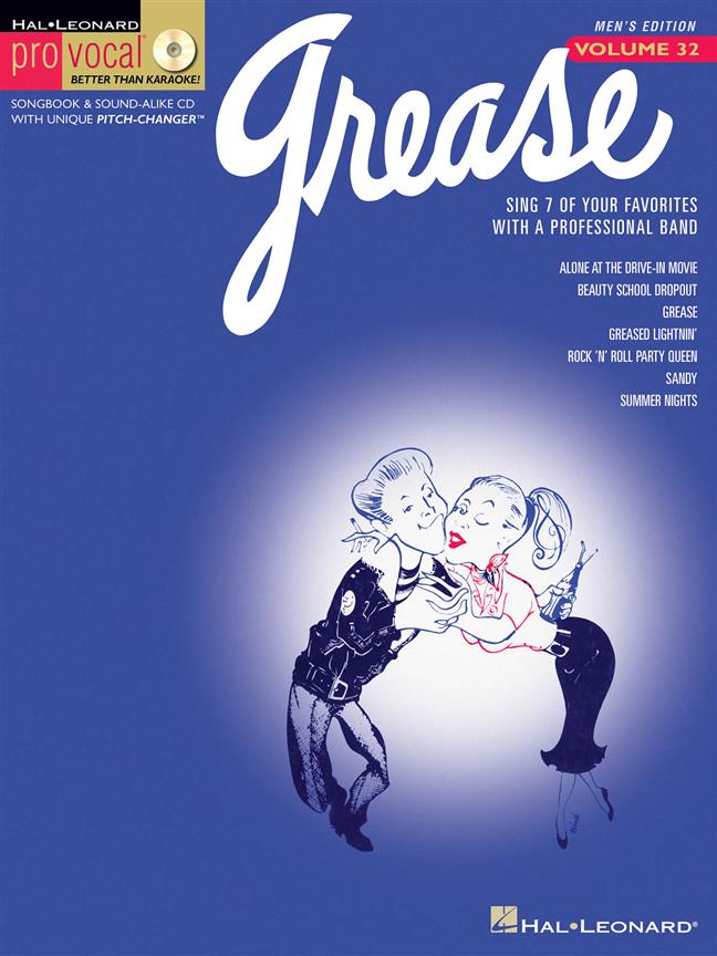 Pro Vocal Men's Edition Volume 32: Grease