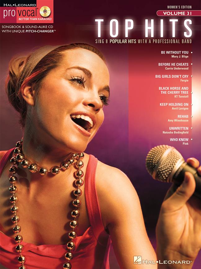 Pro Vocal Women's Edition Volume 31: Top Hits