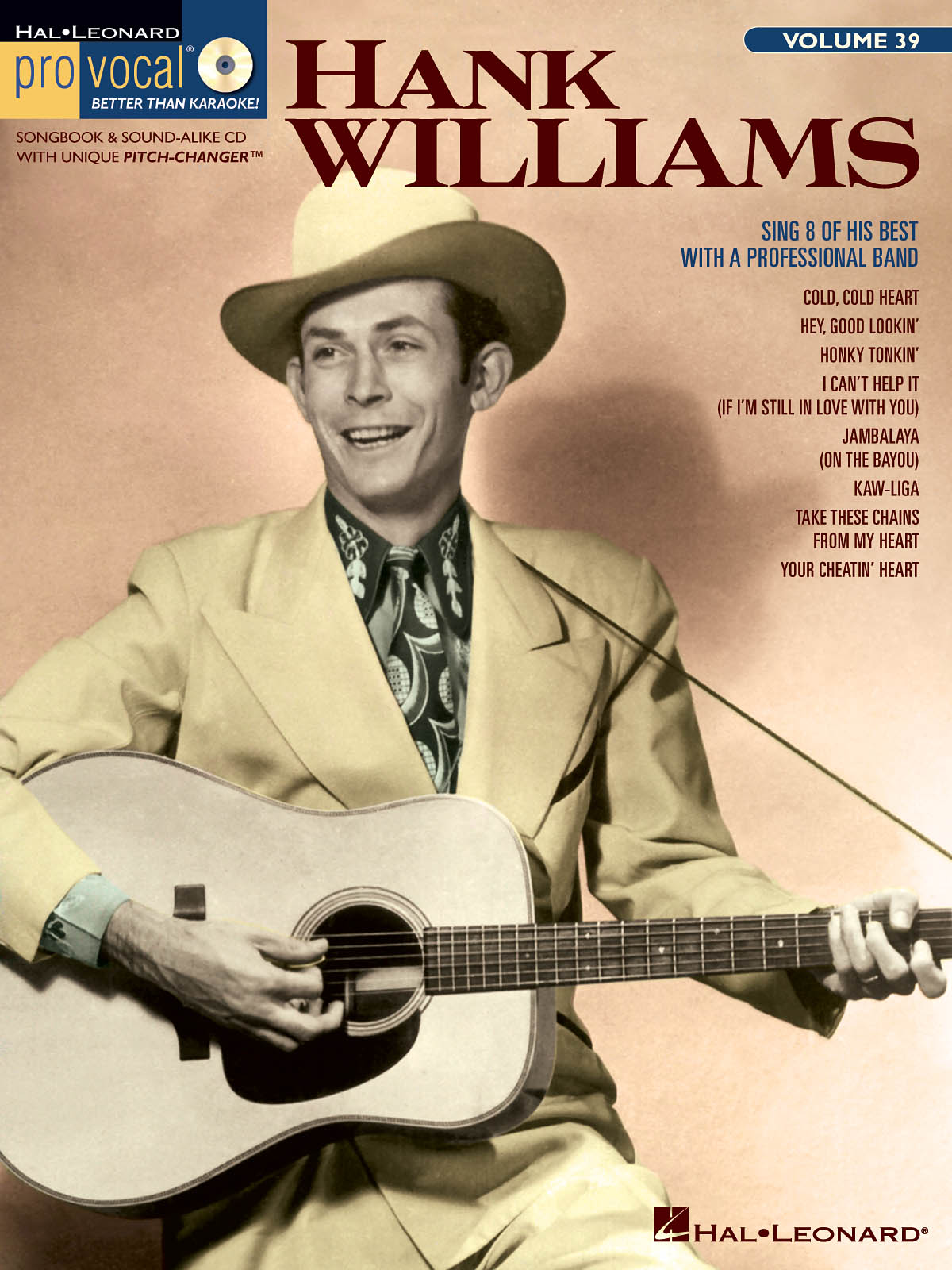 Pro Vocal Men's Edition Volume 39: Hank Williams