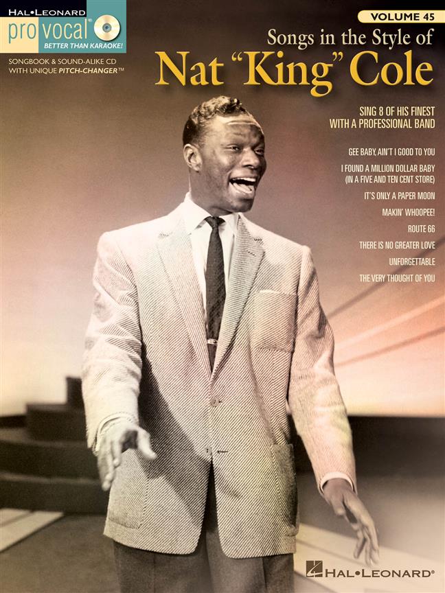 Songs in the Style of Nat King Cole(Pro Vocal Men's Edition Volume 45)