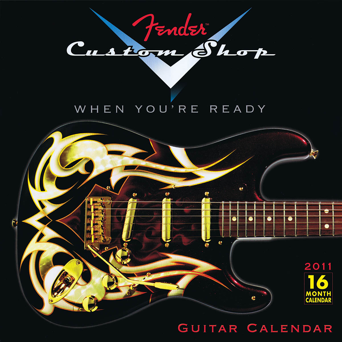 Wall Calendar Fender Custom Shop 2011