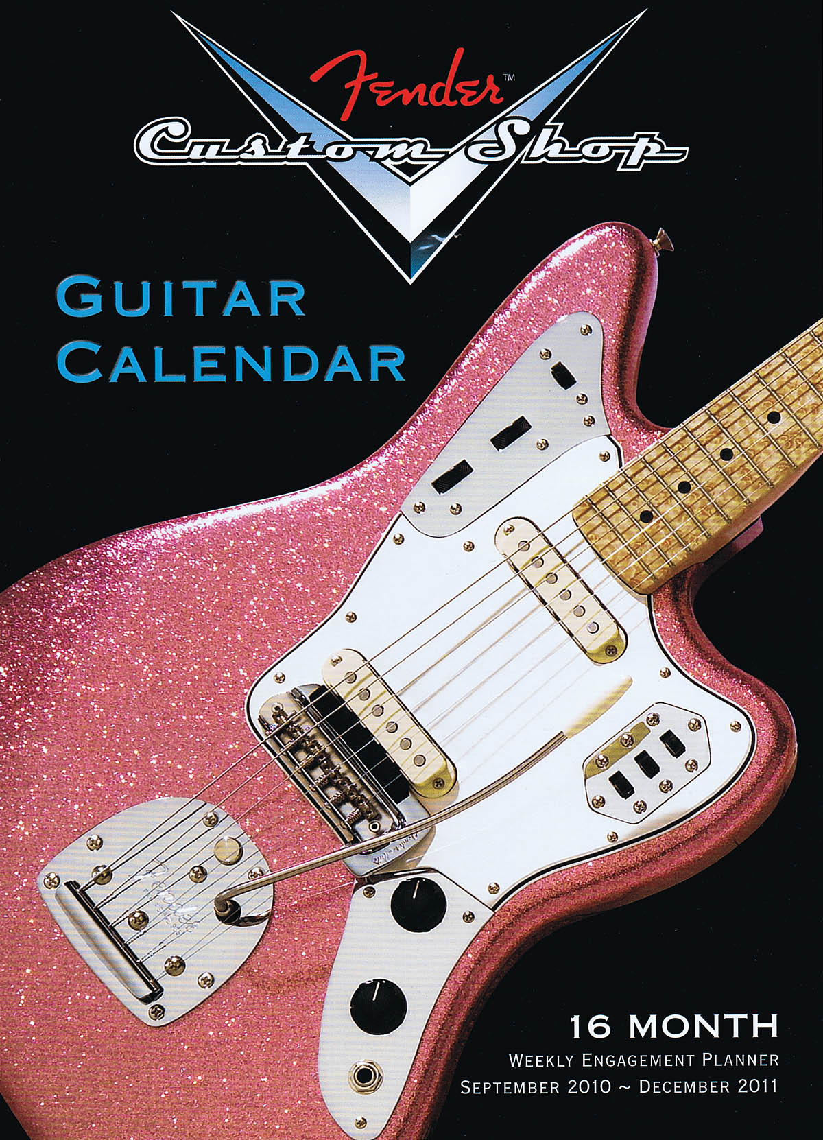 16 Month Weekly Planner Calendar Guitar 2011