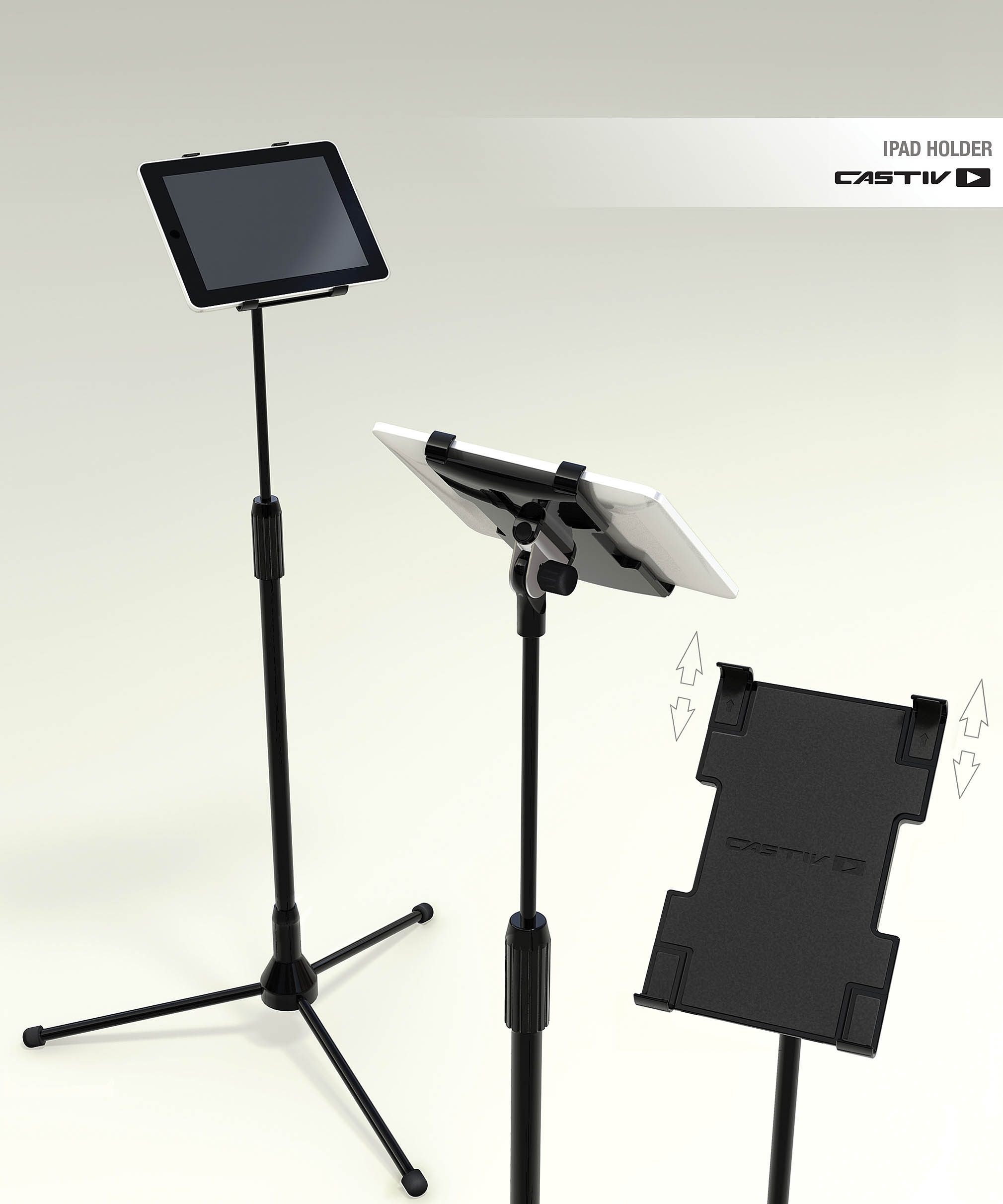 Castiv Tab Station Ipad Kindle Nook Holder Stand
