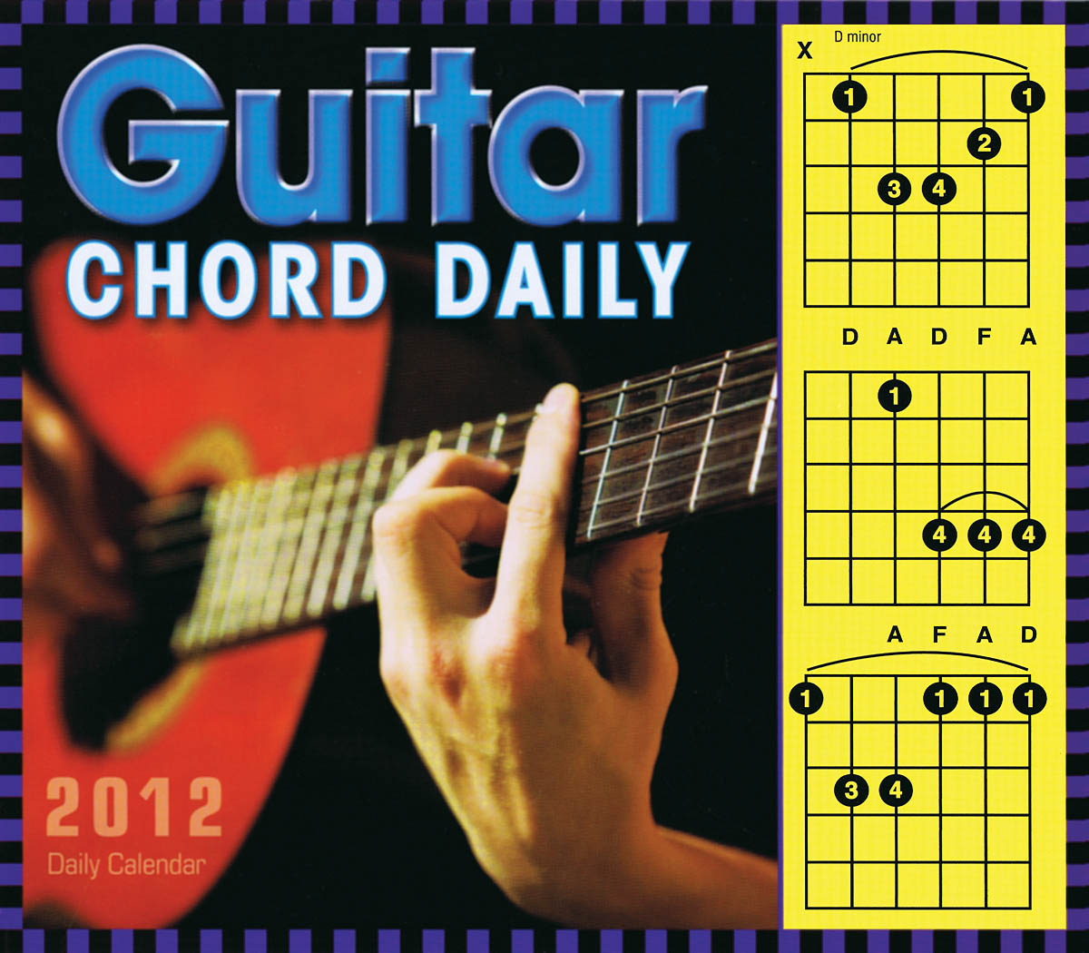 Daily Boxed Calendar 6In X 5In Guitar Chords 2012