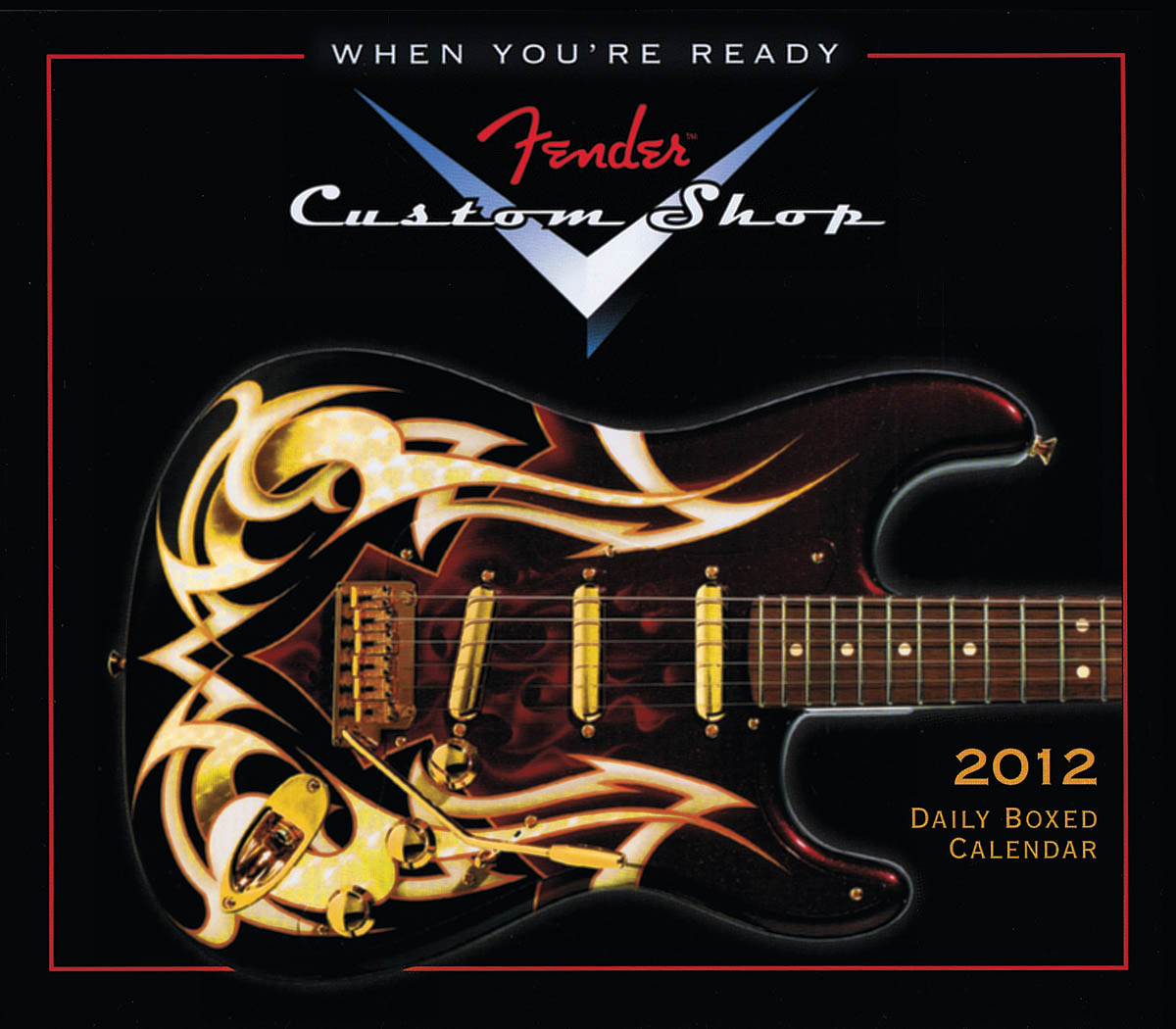 Daily Boxed Calendar Guitar 2012