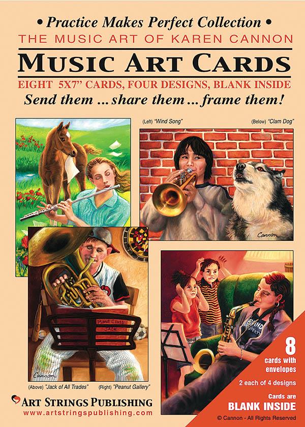 Music Art Card Collections(Practice Makes Perfect Theme Pack)