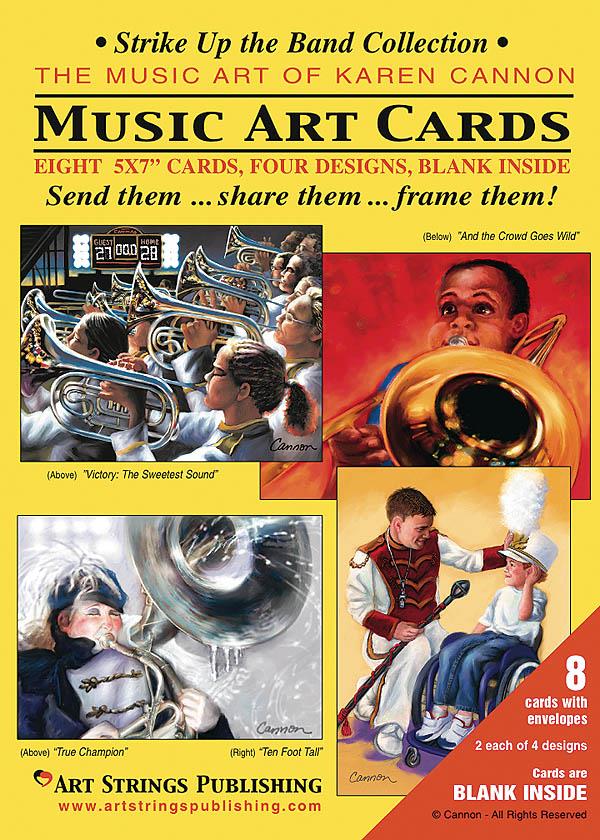 Music Art Card Collections(Strike Up the Band Theme Pack)