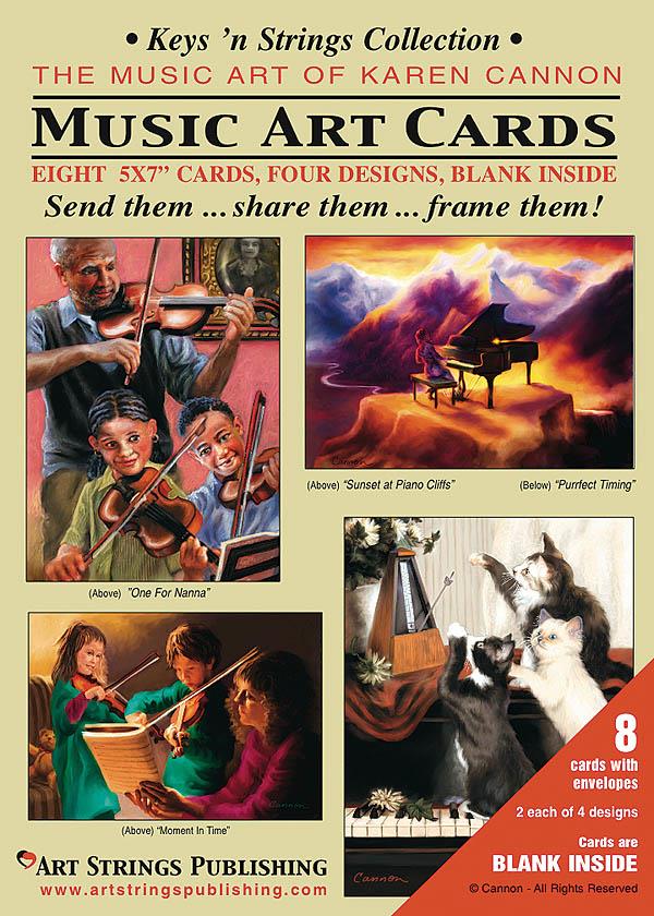 Music Art Card Collections(Keys 'n Strings Theme Pack)