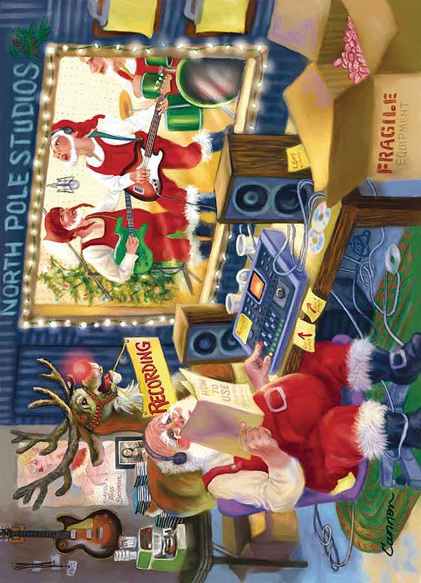 North Pole Recording Co.(1-Pack Holiday Cards)