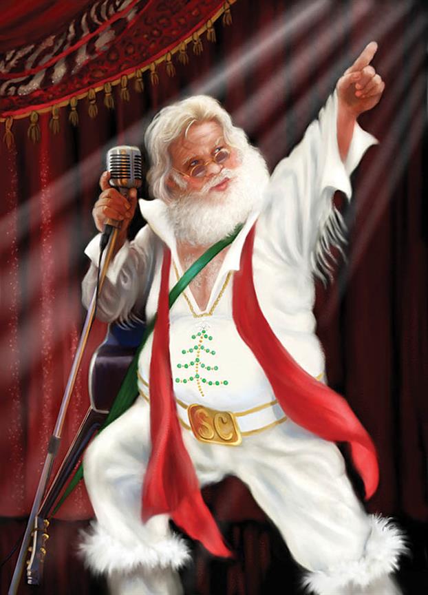 Hunka Hunka Ho Ho Ho(1-Pack Holiday Cards)