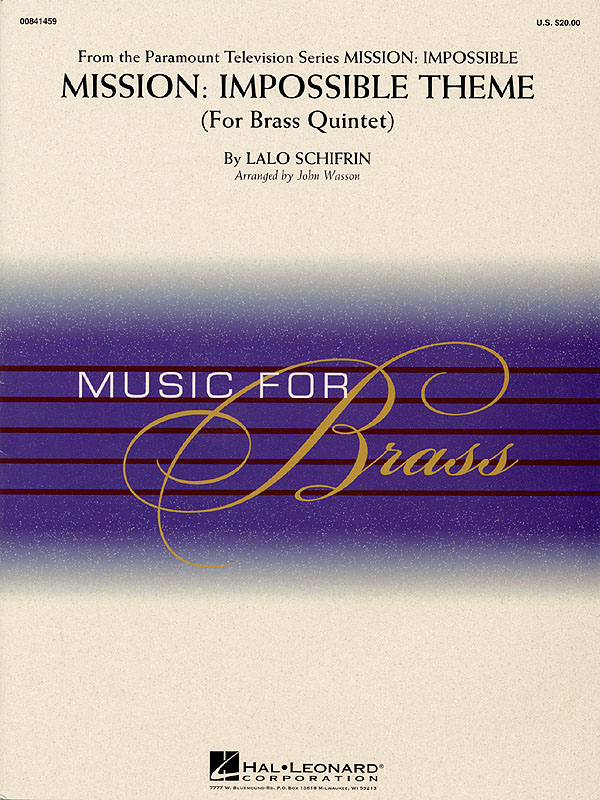 Mission Impossible (Theme)(for Brass Quintet)