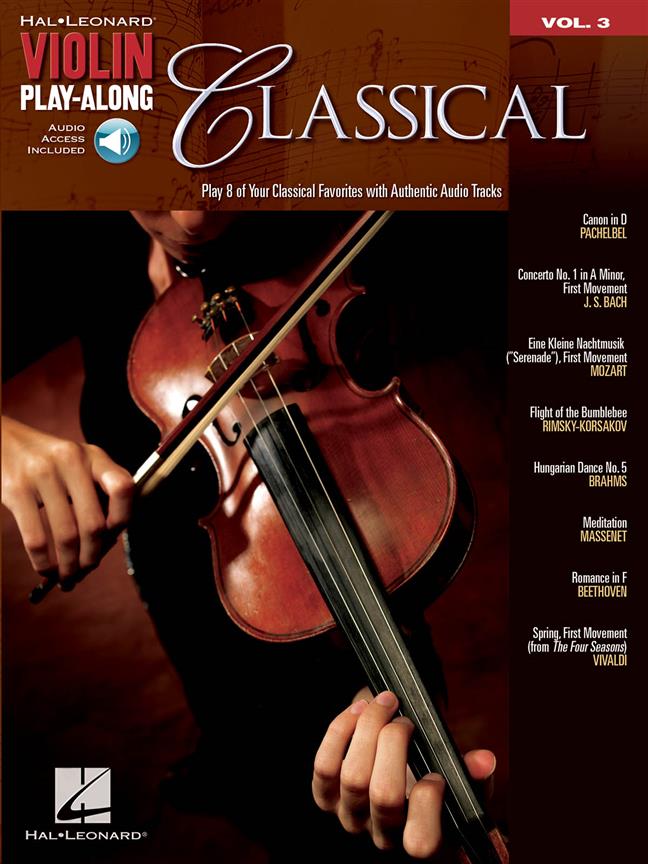 Violin Play-Along Volume 3: Classical