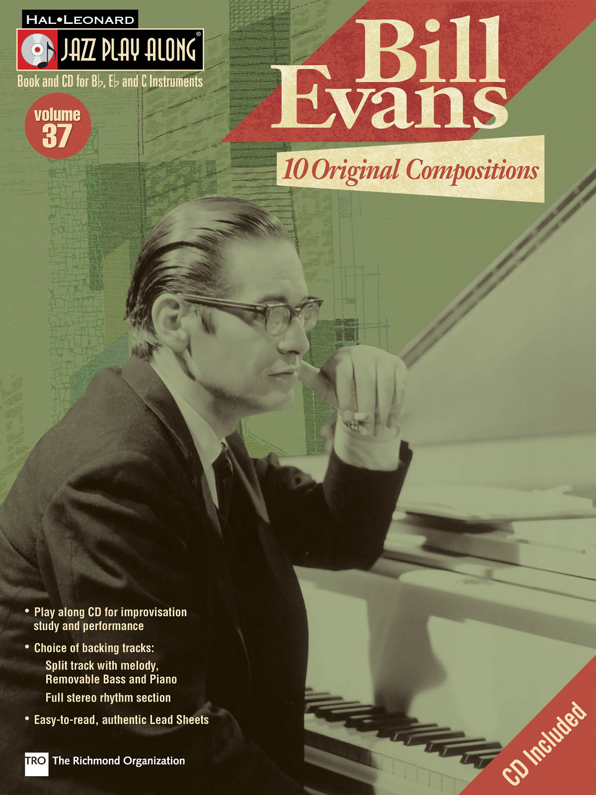 Jazz Play-Along Volume 37:Bill Evans – 10 Original Compositions