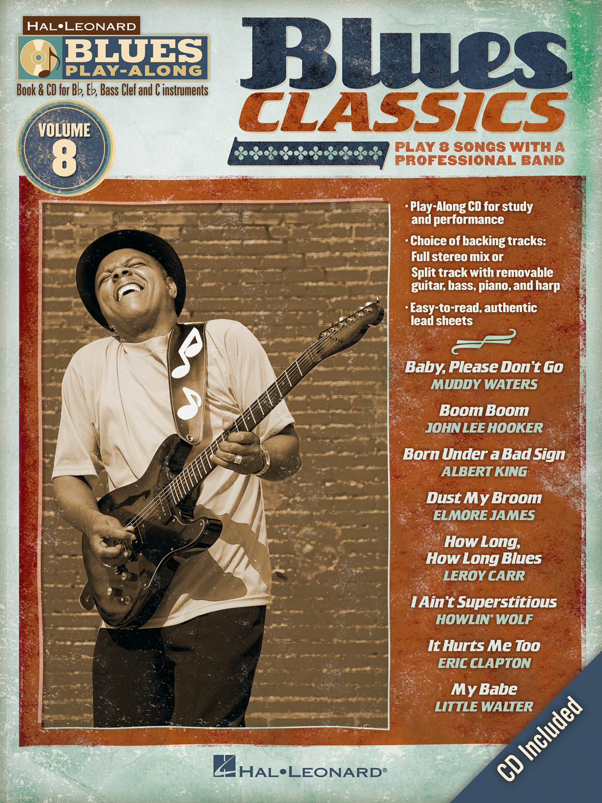 Blues play-along Volume 8: Blues Classics