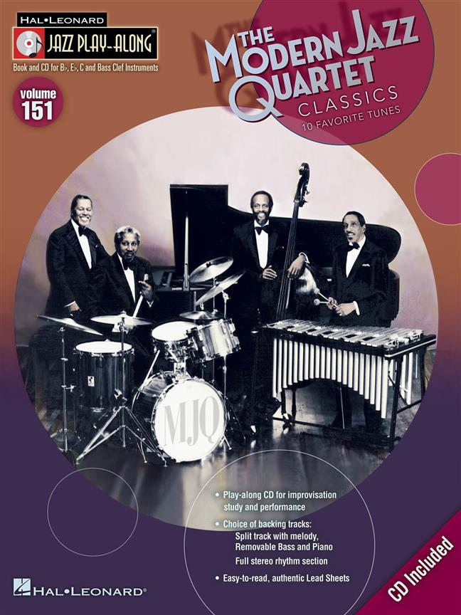 Jazz Play-Along Volume 151: Modern Jazz Quartet Classics