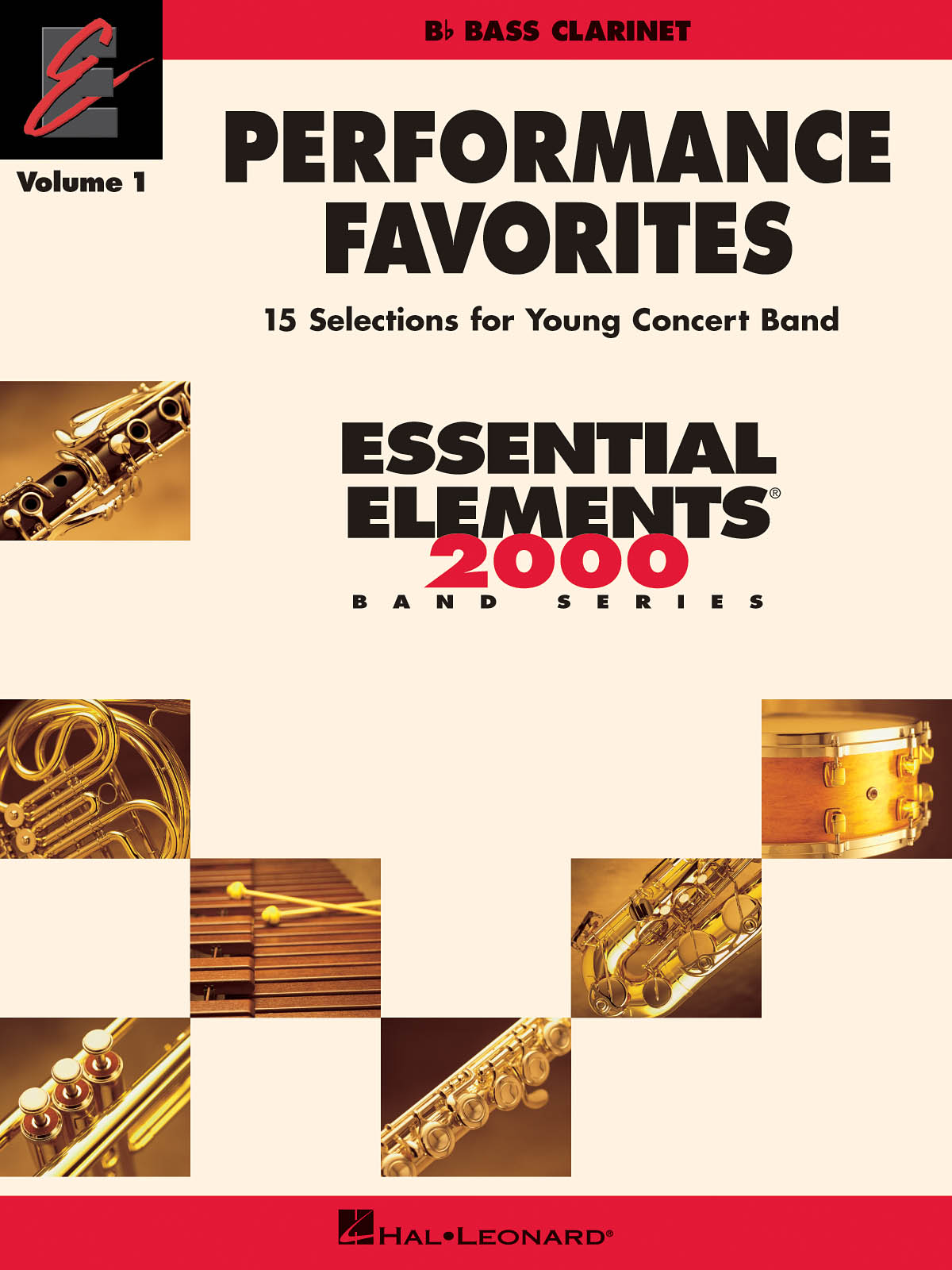 Performancee Favorites Vol. 1 - Bass Clarinet(15 Selections For Young Concert Band)