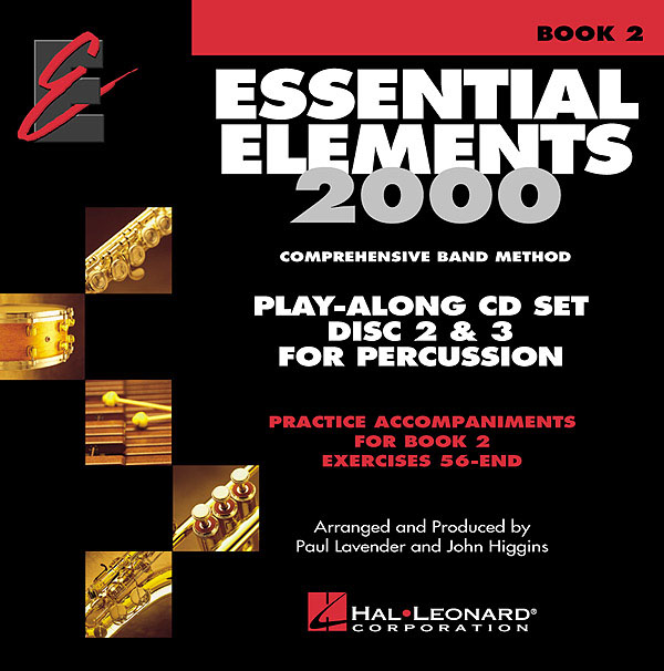 Essential Elements 2000 - Book 2 - Play Along Trax (Discs 2 & 3 fuer Percussion)