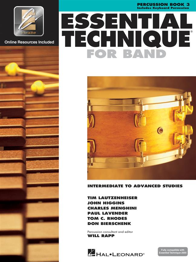 Essential Technique For Band Intermediate to Advanced Studies Percussion