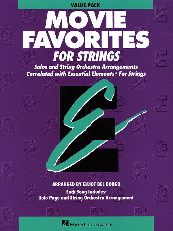 Essential Elements Movie Favorites For Strings(Value Pak - 24 part books, conductor score and CD)