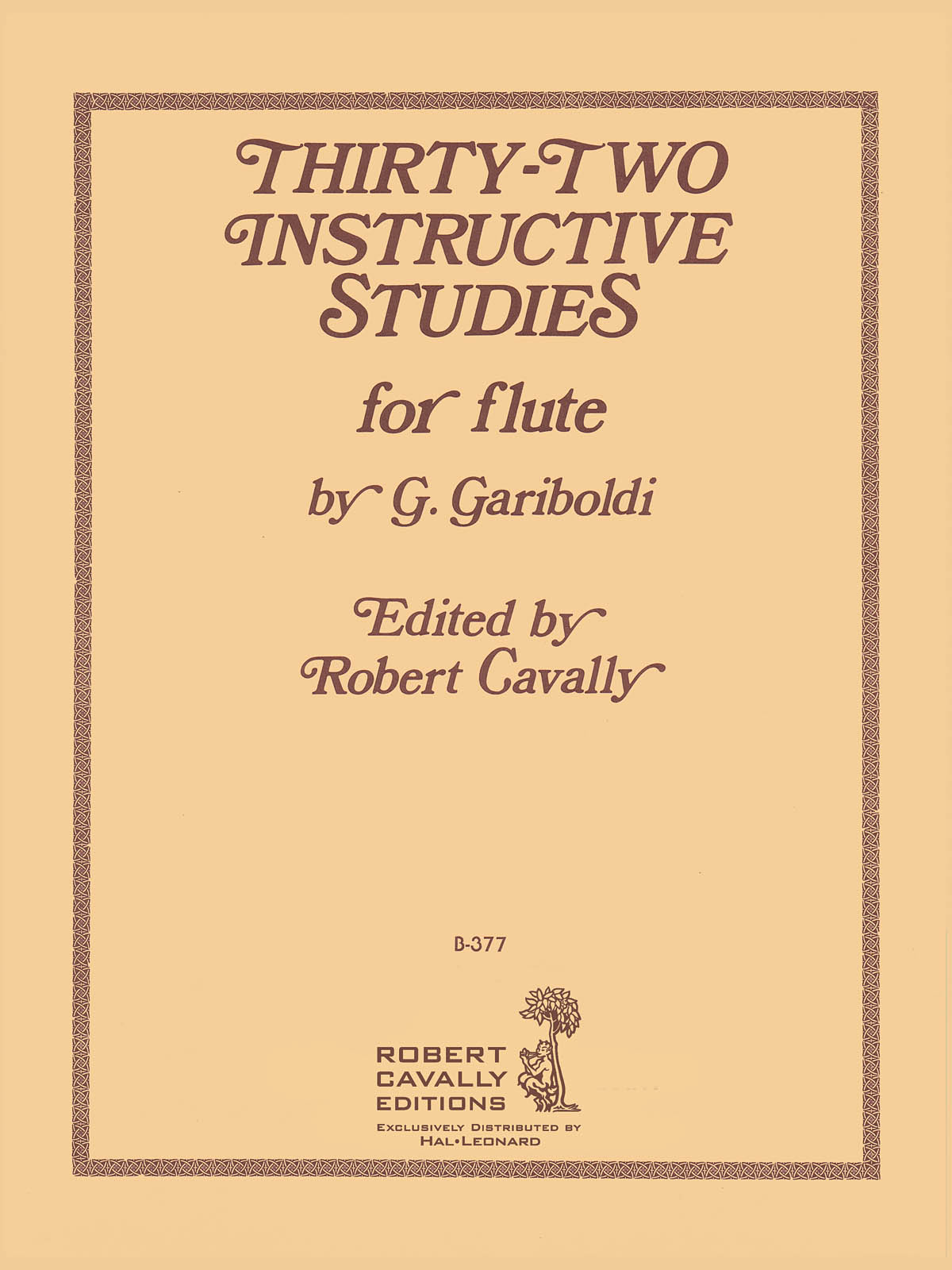 Giuseppe Gariboldi: Thirty-Two Instructive Studies for Flute