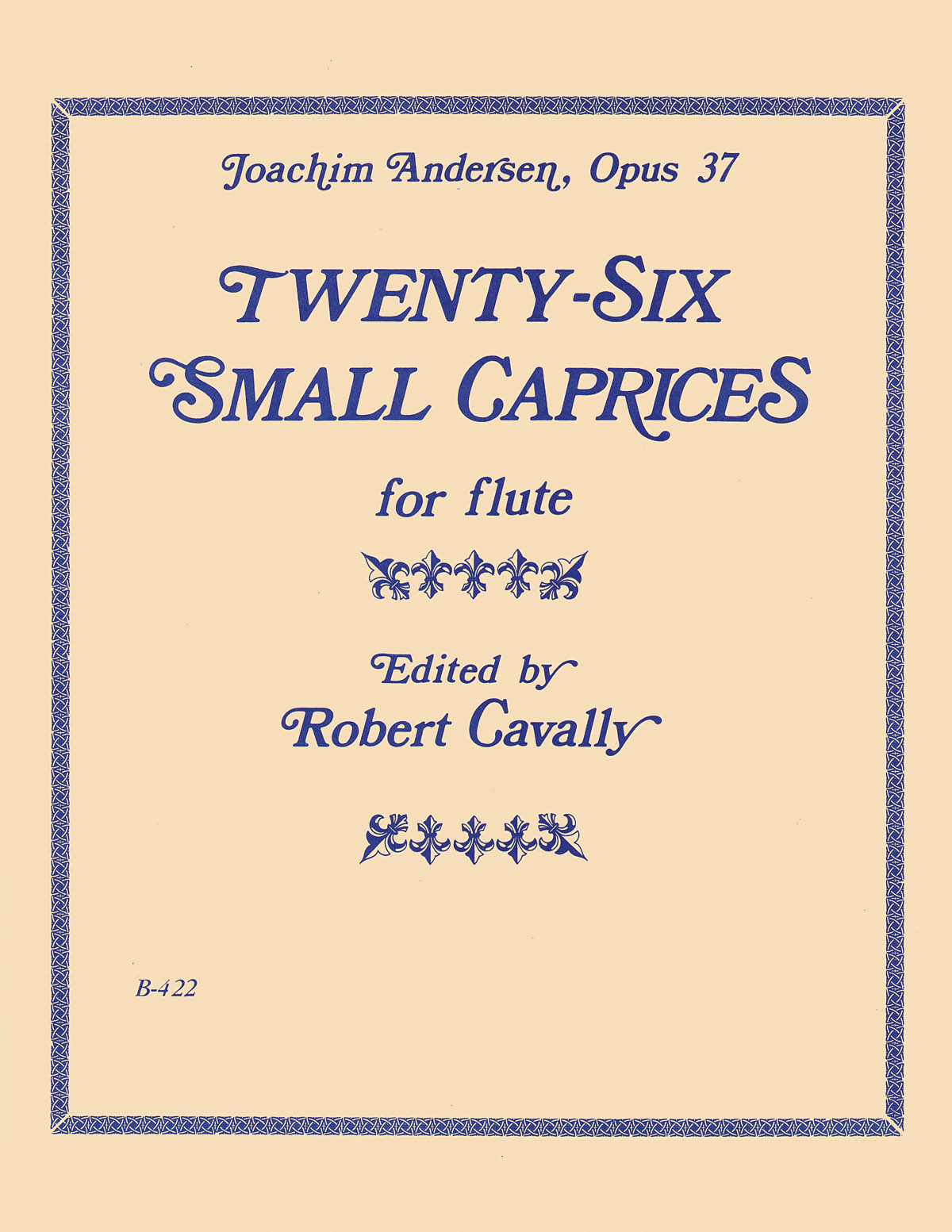 Joachim Andersen: Twenty-Six Small Caprices, Op. 37