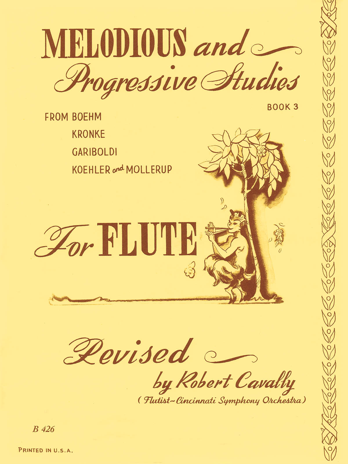 Melodious and Progressive Studies for Flute Vol 3
