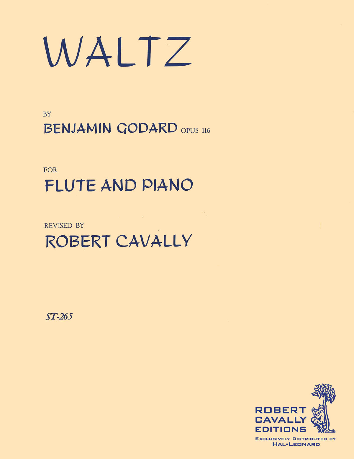 Benjamin Godard: Waltz from Suite in Bb for Flute and Orch. Op 116