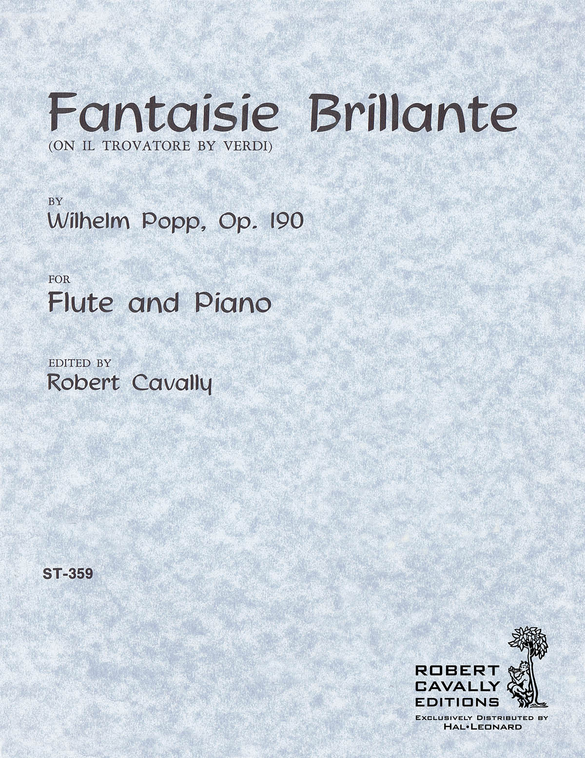 Wilhelm Popp: Fantaisie Brillante on themes from Il Trovatore