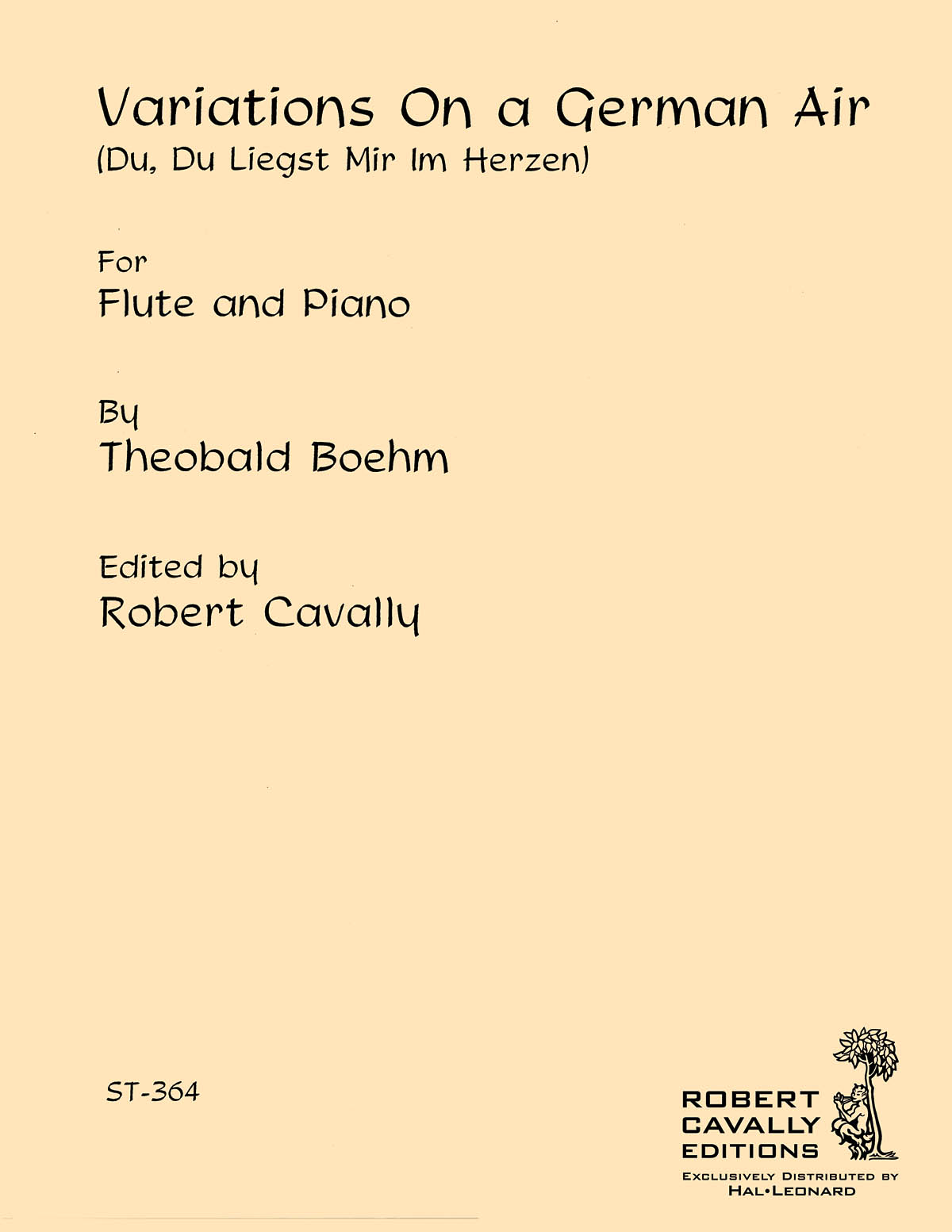 Theobald Bohm: Variations on a German Air op. 22