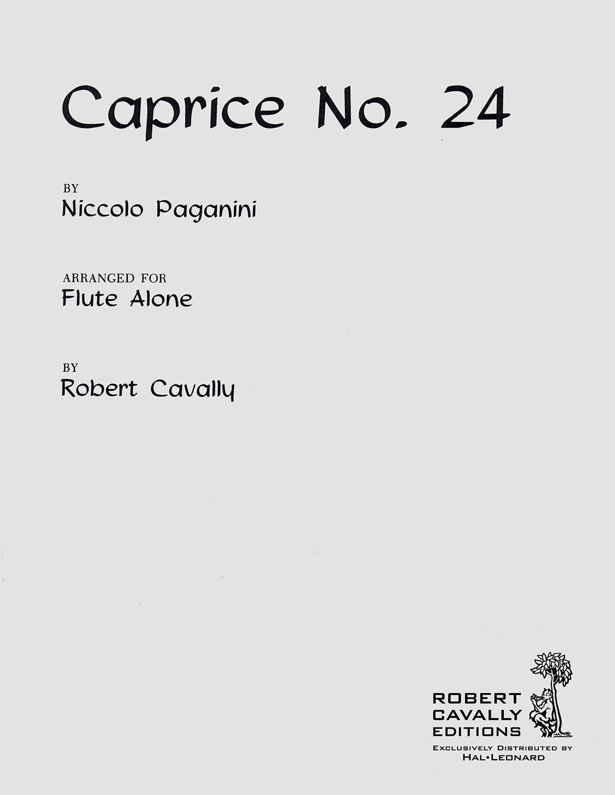Niccolo Paganini: Caprice No. 24